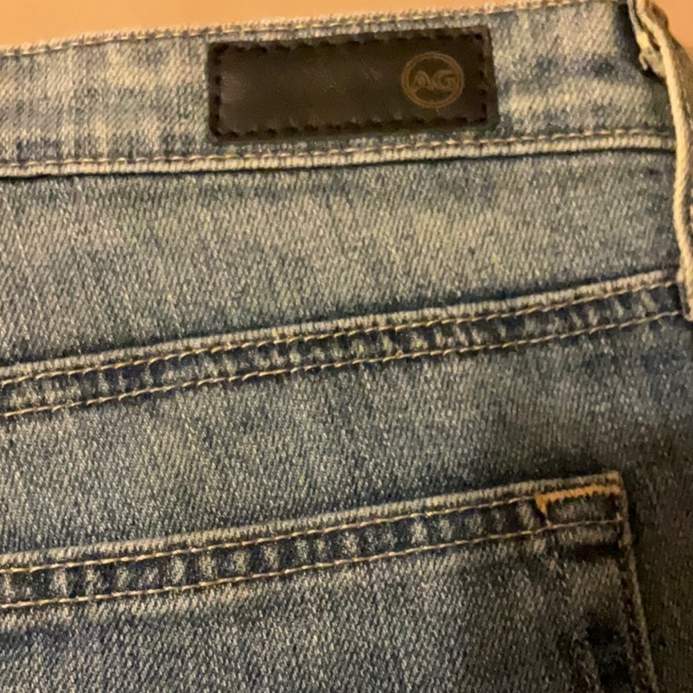 AG Adriano Goldschmied Seamed Isabelle High Rise Straight Crop Jean size 29R - Picture 8 of 10